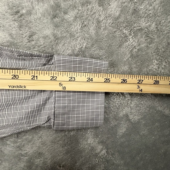Ermenegildo Zegna Men's 2XL Dress Shirt Gingham Gray Regular Fit LS SEE DESCRIPT - Picture 16 of 16